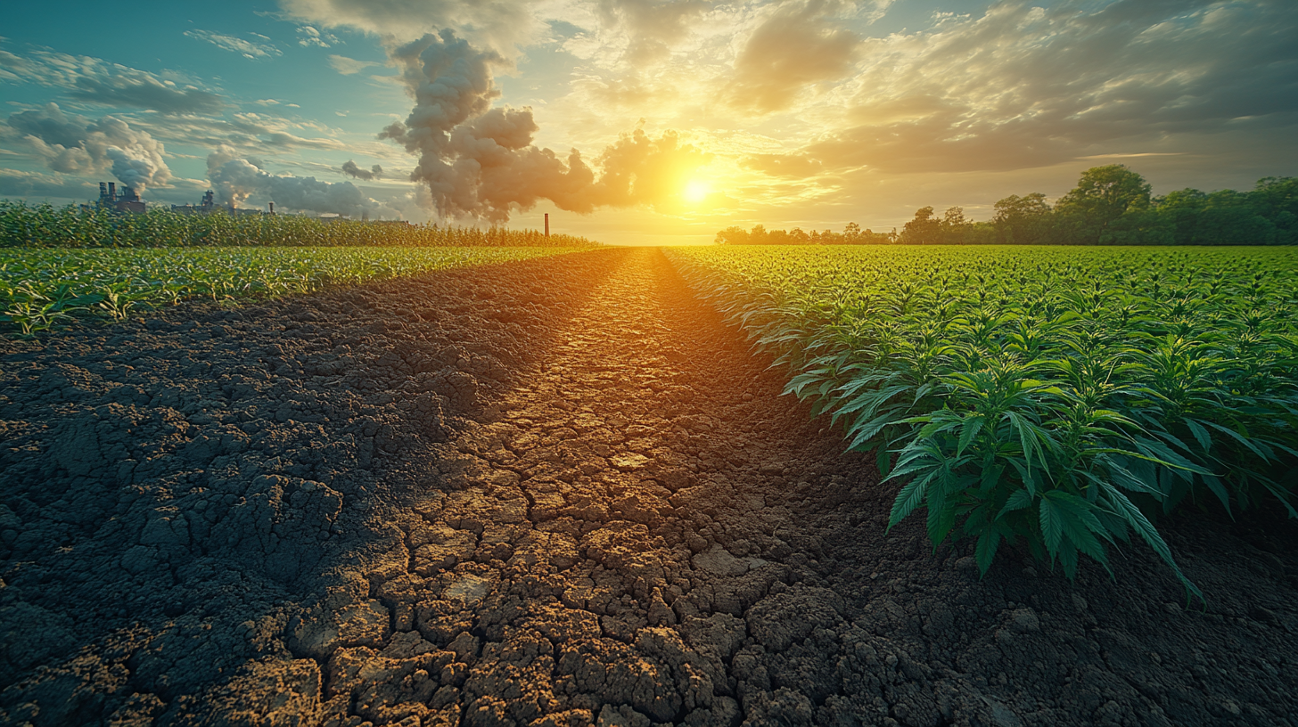 Industrial pollution vs hemp sustainability